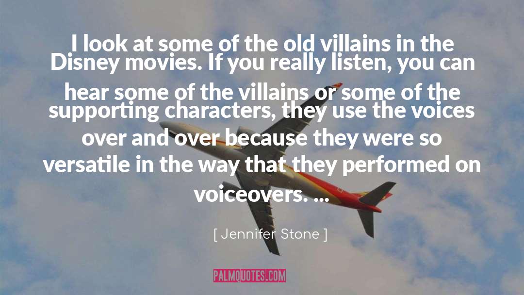 Supporting Characters quotes by Jennifer Stone