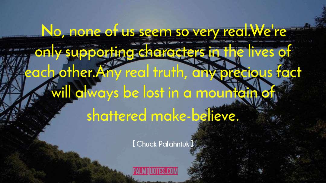 Supporting Characters quotes by Chuck Palahniuk