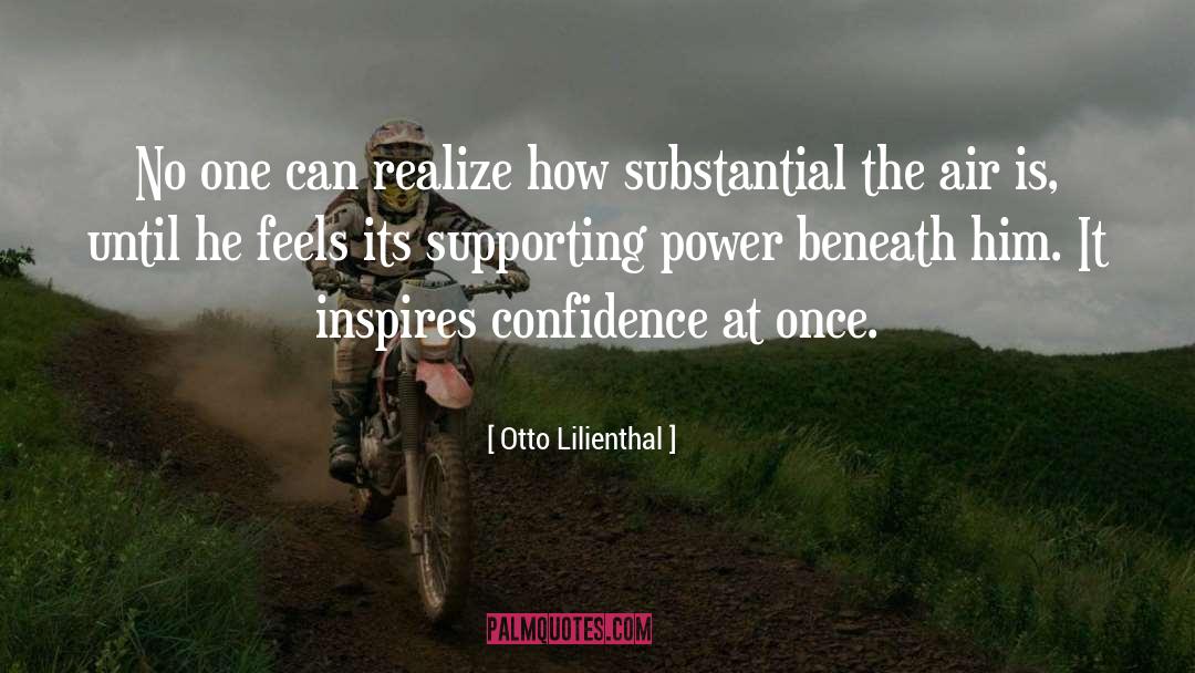 Supporting quotes by Otto Lilienthal