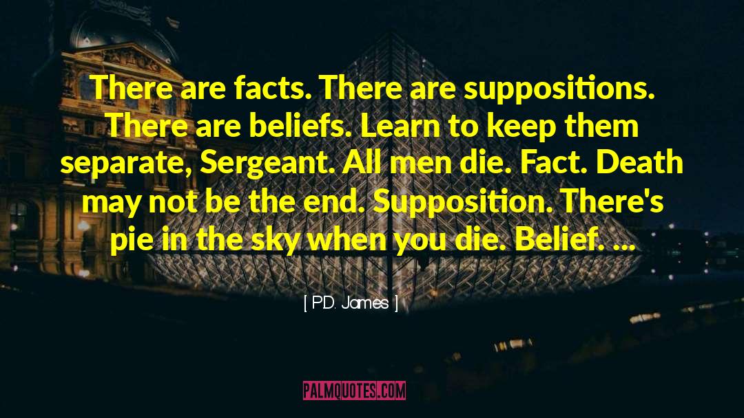 Supposition quotes by P.D. James