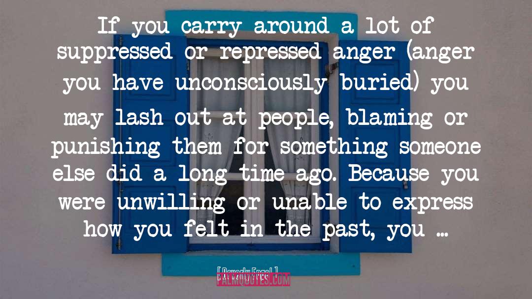 Suppressed Anger quotes by Beverly Engel