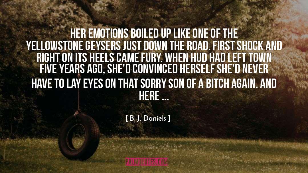 Suppressed Emotions quotes by B. J. Daniels