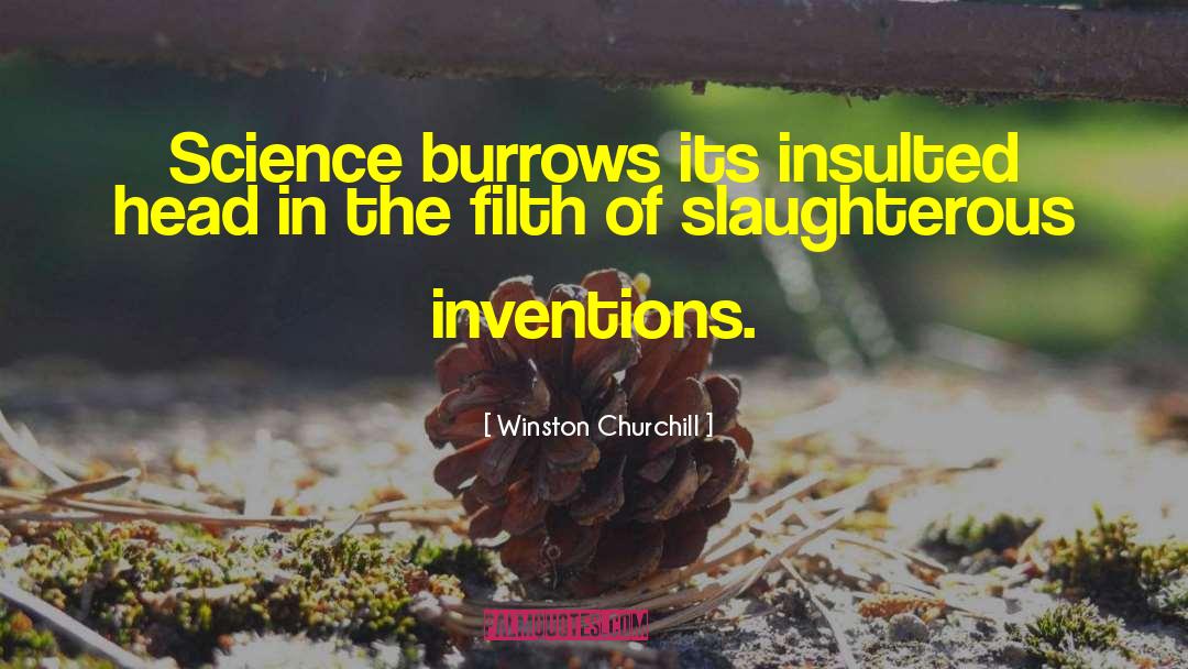 Suppressed Inventions quotes by Winston Churchill