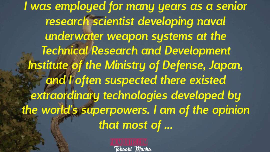 Suppressed Science quotes by Takaaki Musha