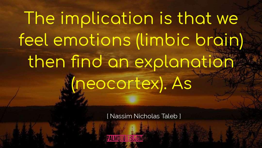 Suppressing Emotions quotes by Nassim Nicholas Taleb