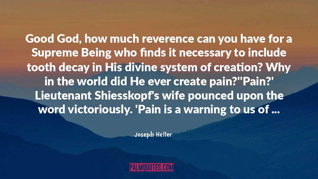 Supreme Being quotes by Joseph Heller