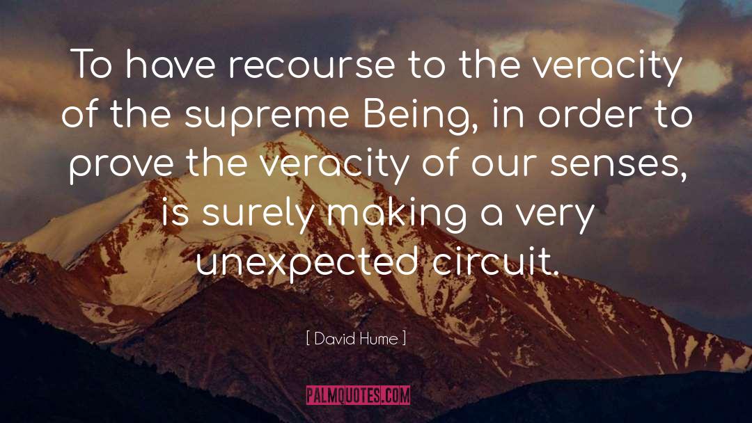 Supreme Being quotes by David Hume