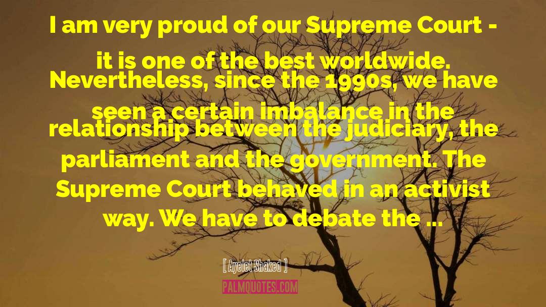 Supreme Court quotes by Ayelet Shaked