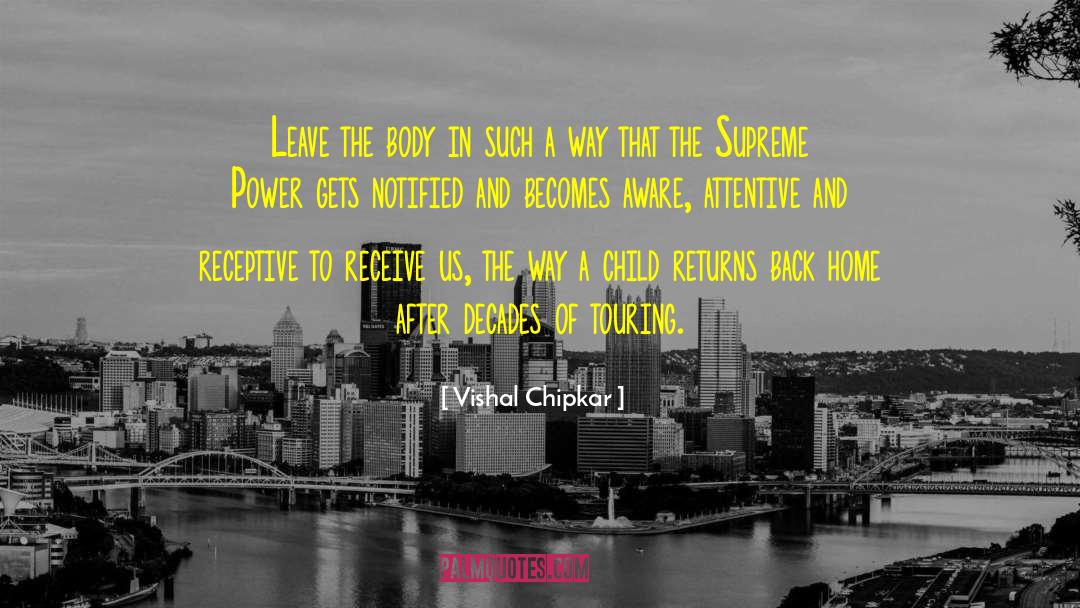 Supreme Power quotes by Vishal Chipkar