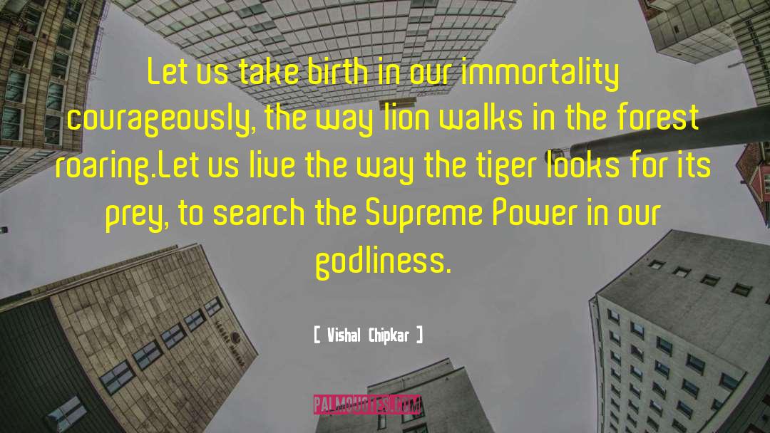 Supreme Power quotes by Vishal Chipkar