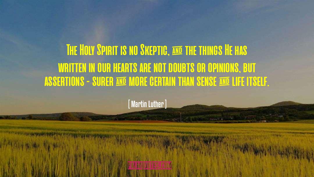 Surer quotes by Martin Luther