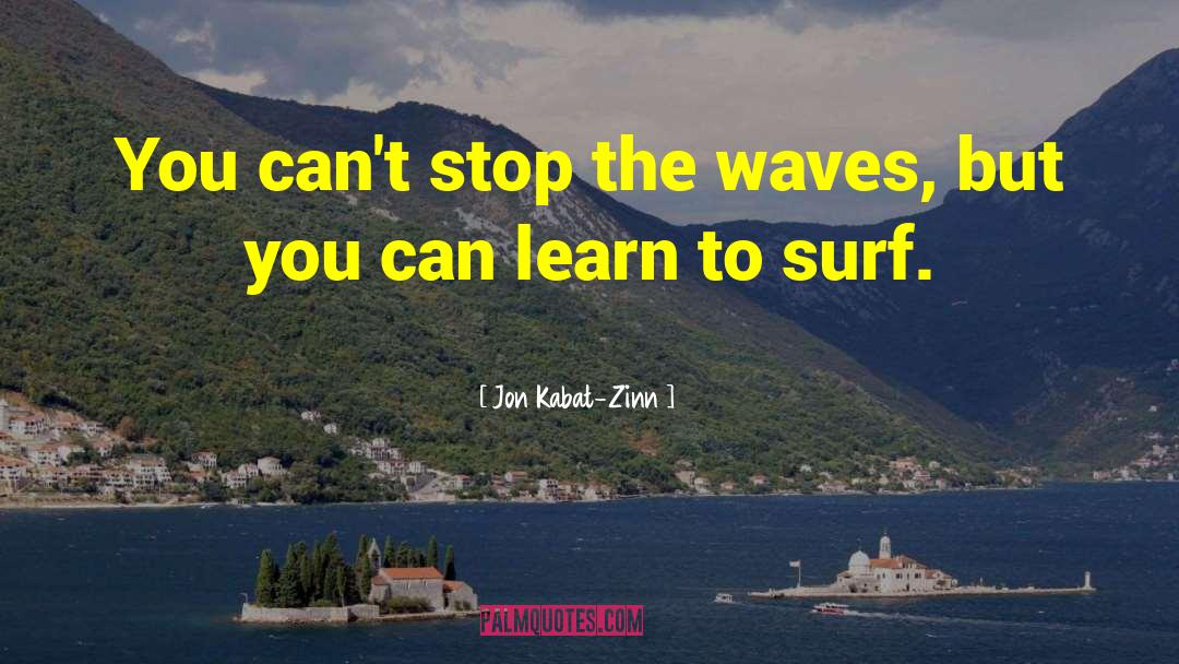 Surf quotes by Jon Kabat-Zinn