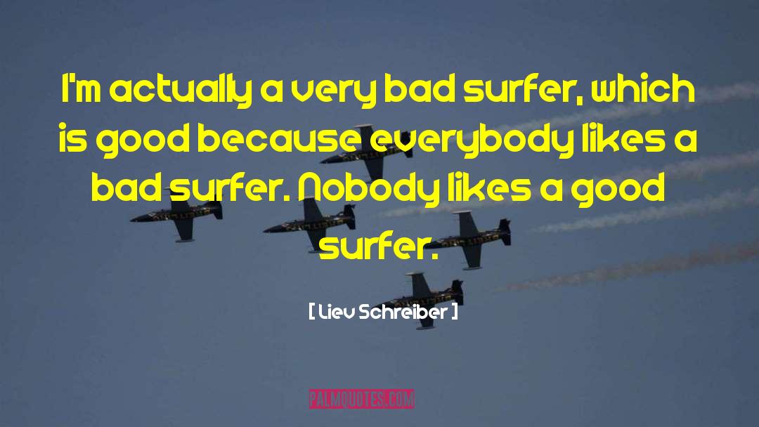 Surfer quotes by Liev Schreiber