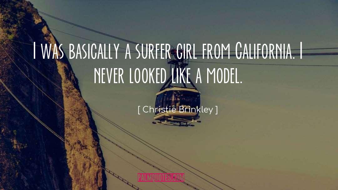 Surfer quotes by Christie Brinkley
