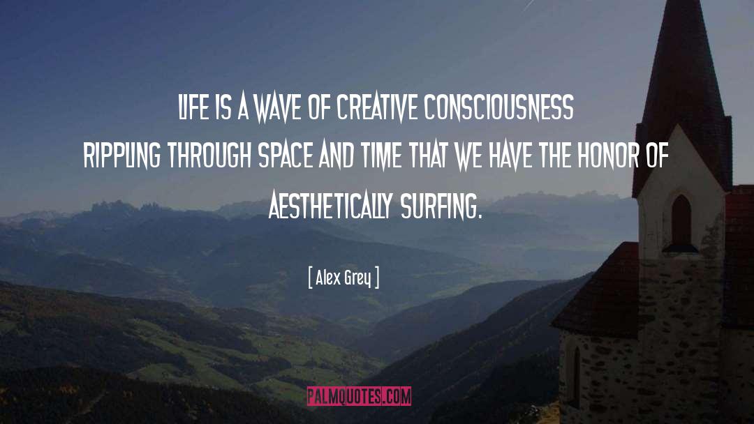 Surfing quotes by Alex Grey