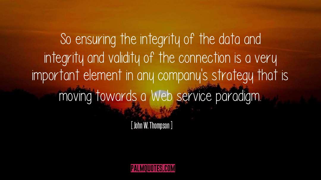 Surfing The Web quotes by John W. Thompson