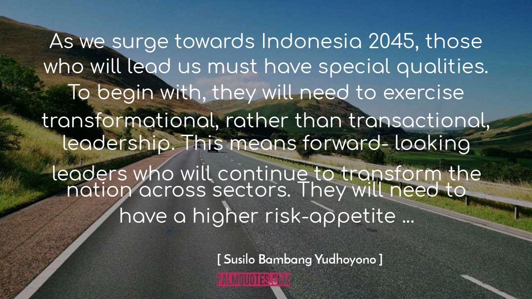 Surge quotes by Susilo Bambang Yudhoyono