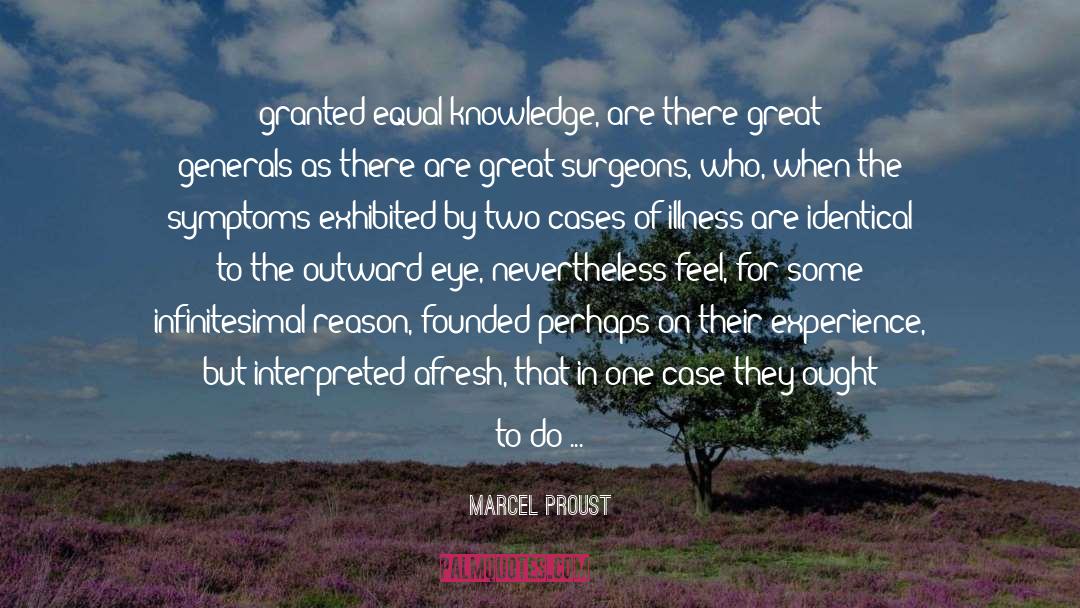 Surgeons quotes by Marcel Proust