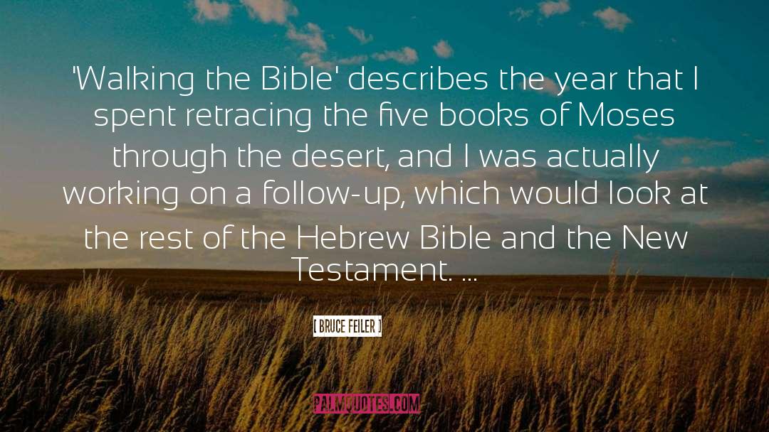 Surmising In The Bible quotes by Bruce Feiler