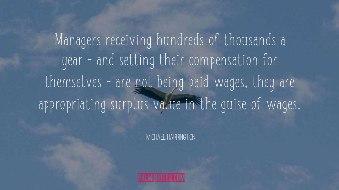 Surplus quotes by Michael Harrington