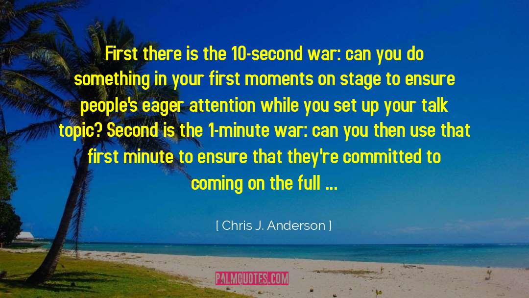 Surprise In War quotes by Chris J. Anderson