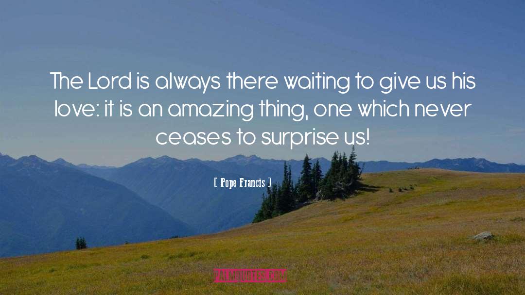 Surprise quotes by Pope Francis