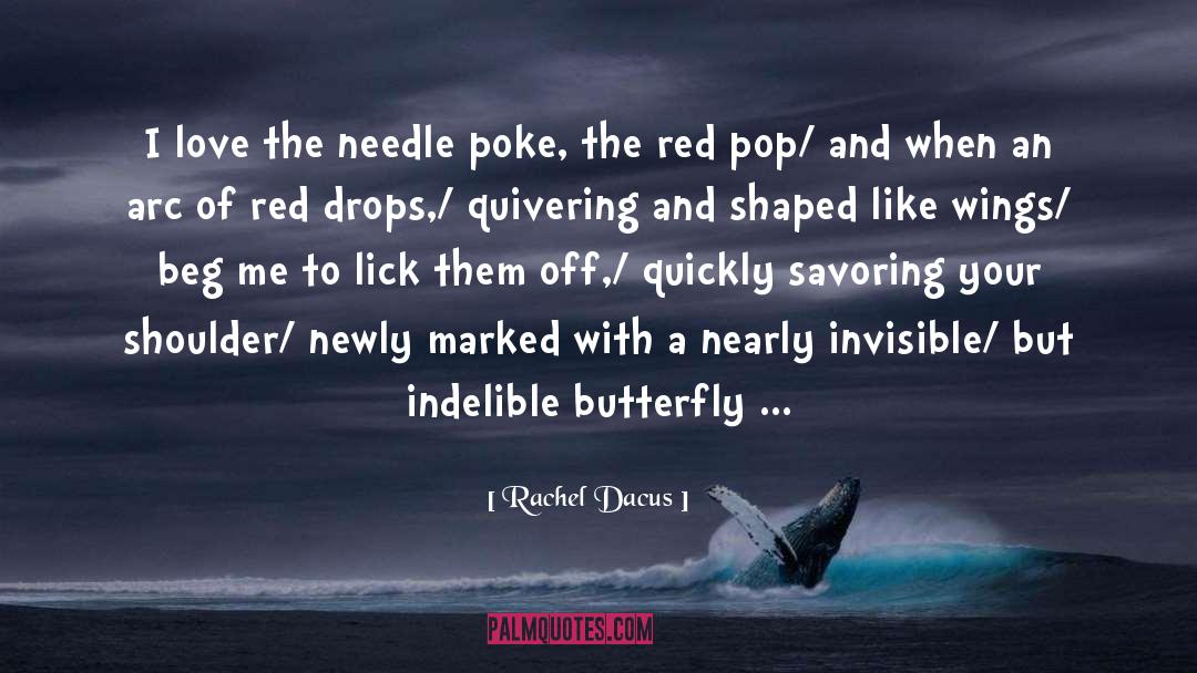 Surreal Poetry quotes by Rachel Dacus