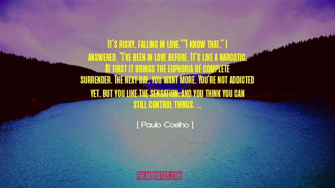 Surrender Control quotes by Paulo Coelho