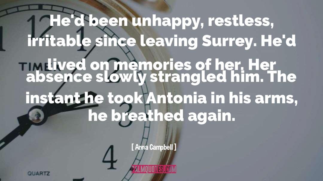 Surrey quotes by Anna Campbell