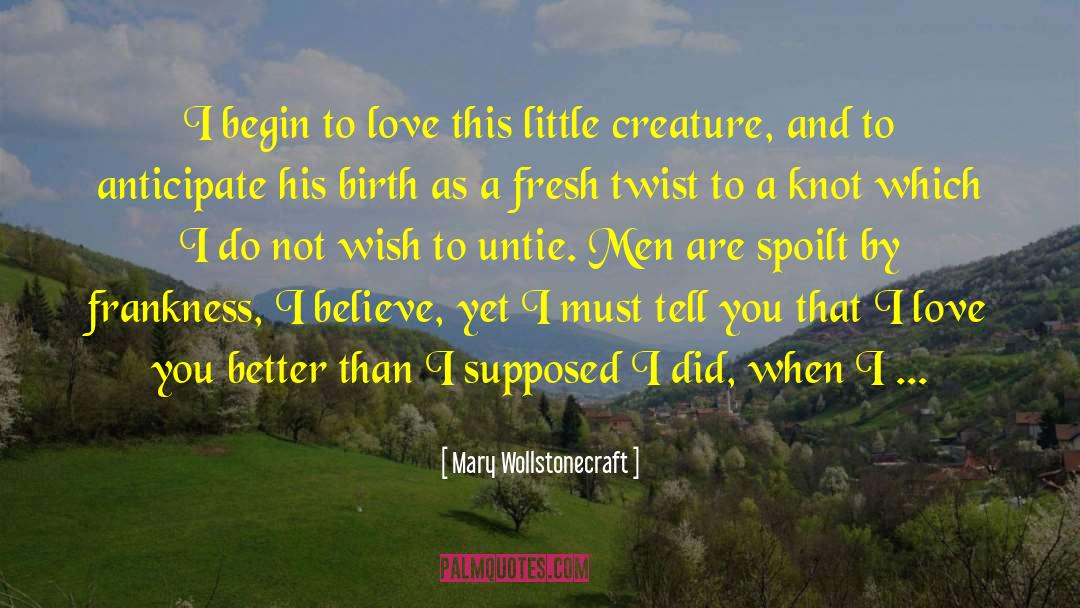 Surrogate Love quotes by Mary Wollstonecraft