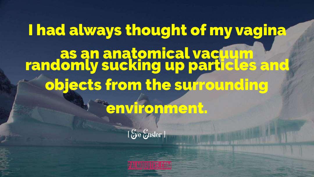 Surrounding Environment quotes by Eve Ensler