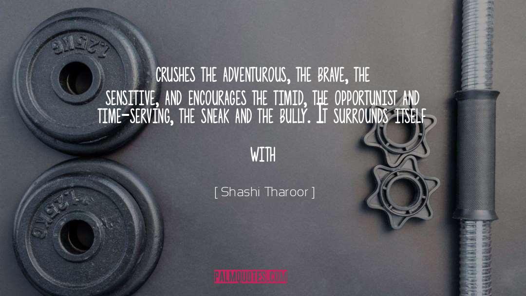 Surrounds quotes by Shashi Tharoor