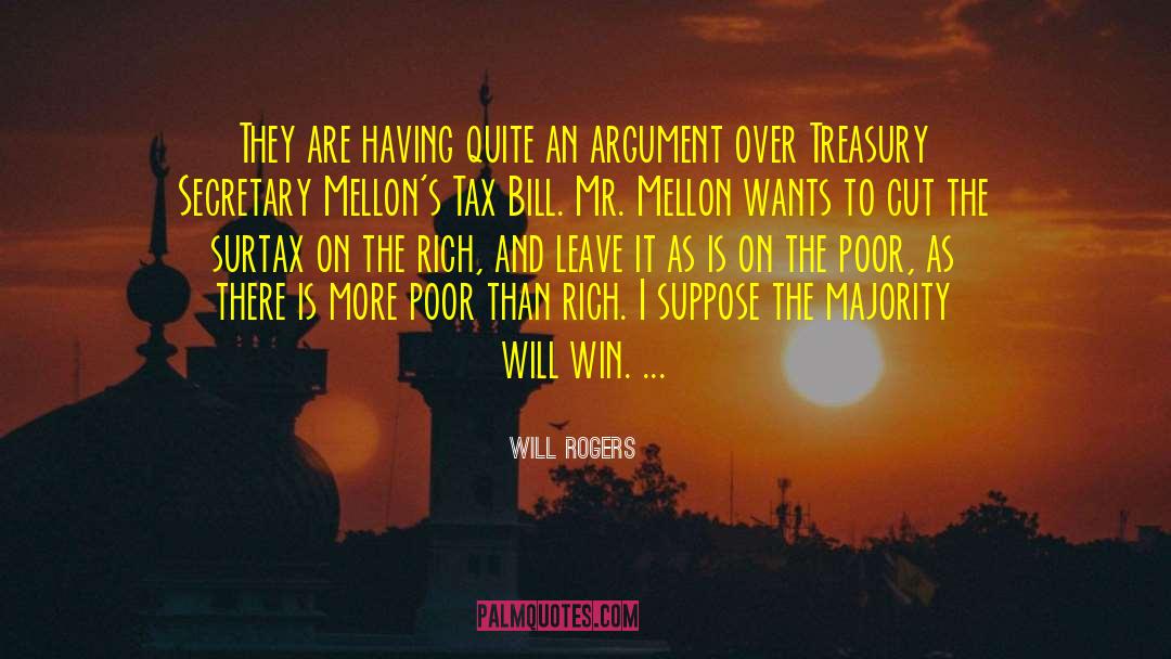 Surtax quotes by Will Rogers
