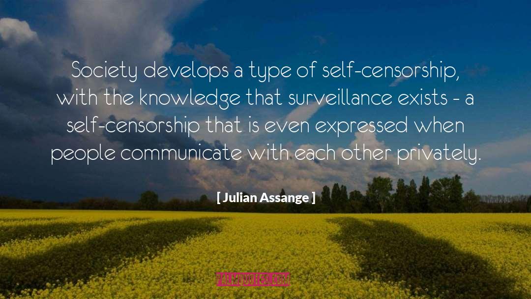 Surveillance quotes by Julian Assange