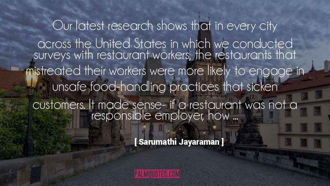 Surveys quotes by Sarumathi Jayaraman