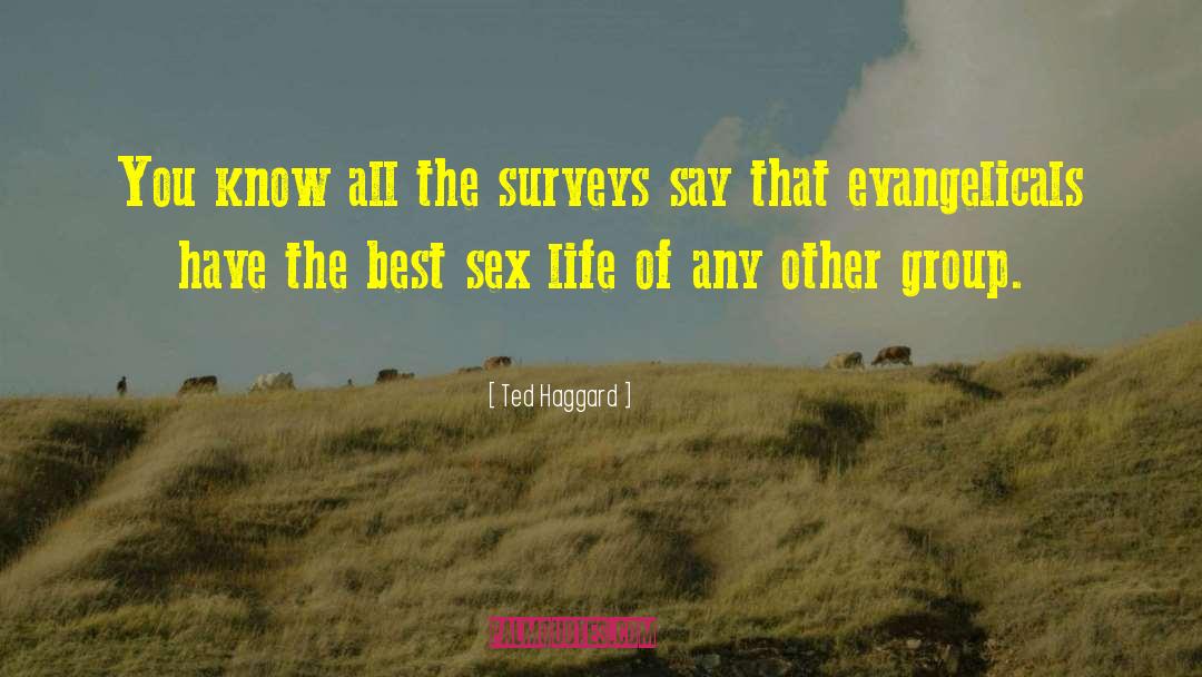 Surveys quotes by Ted Haggard