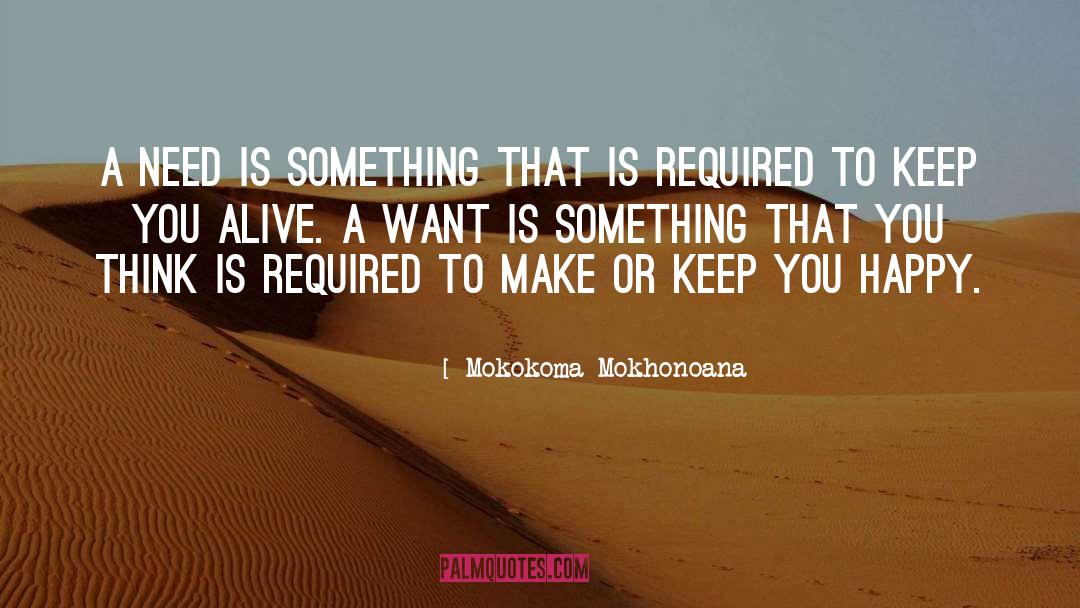 Survival quotes by Mokokoma Mokhonoana