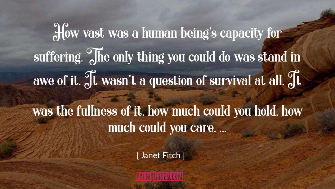 Survival quotes by Janet Fitch