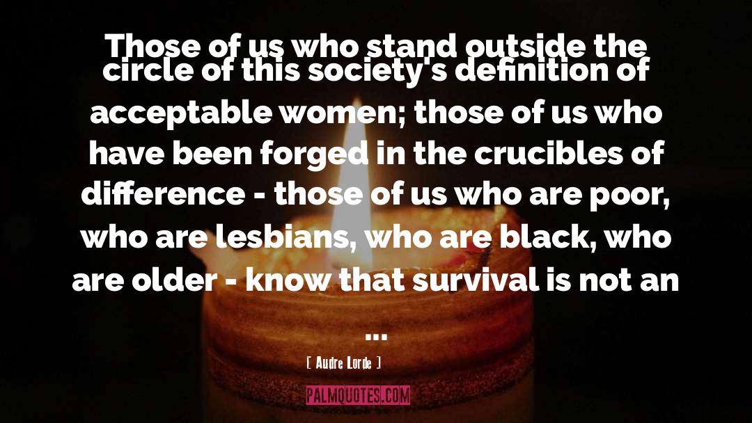 Survival Skills quotes by Audre Lorde