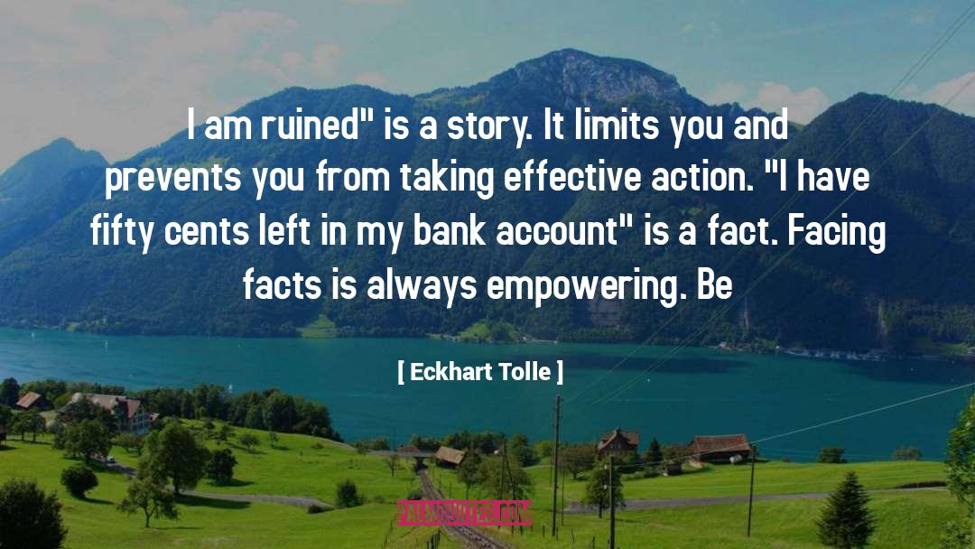 Survival Story quotes by Eckhart Tolle