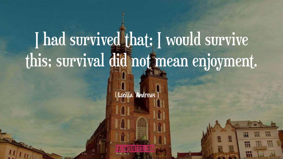 Surviving Hard Times quotes by Lucilla Andrews