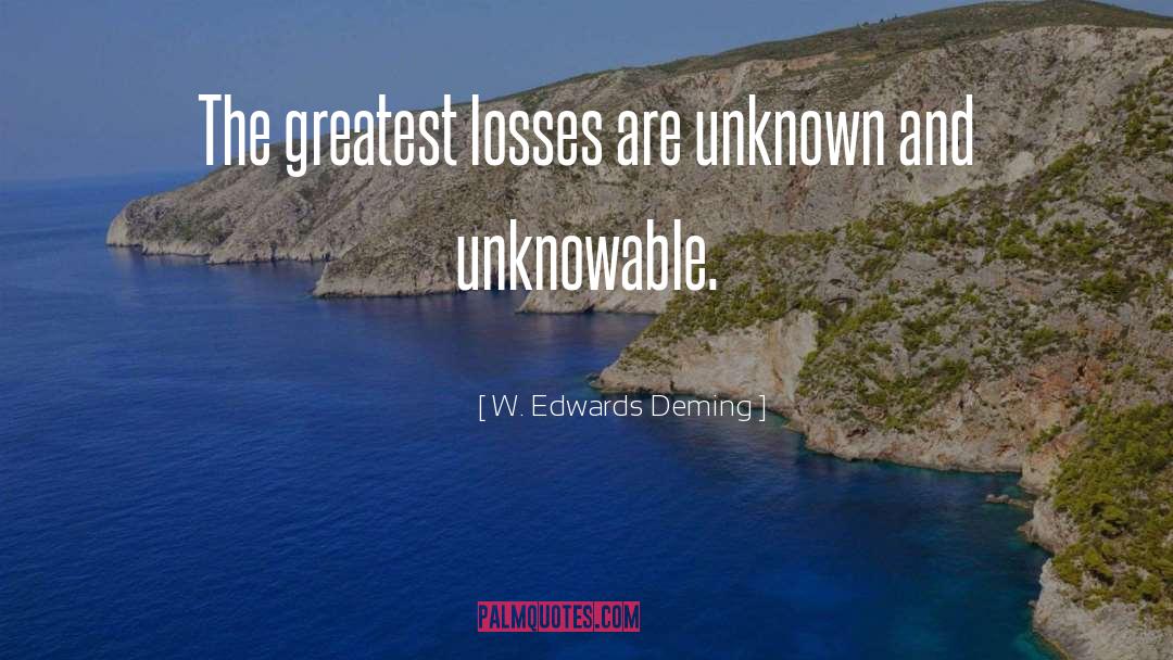 Surviving Losses quotes by W. Edwards Deming