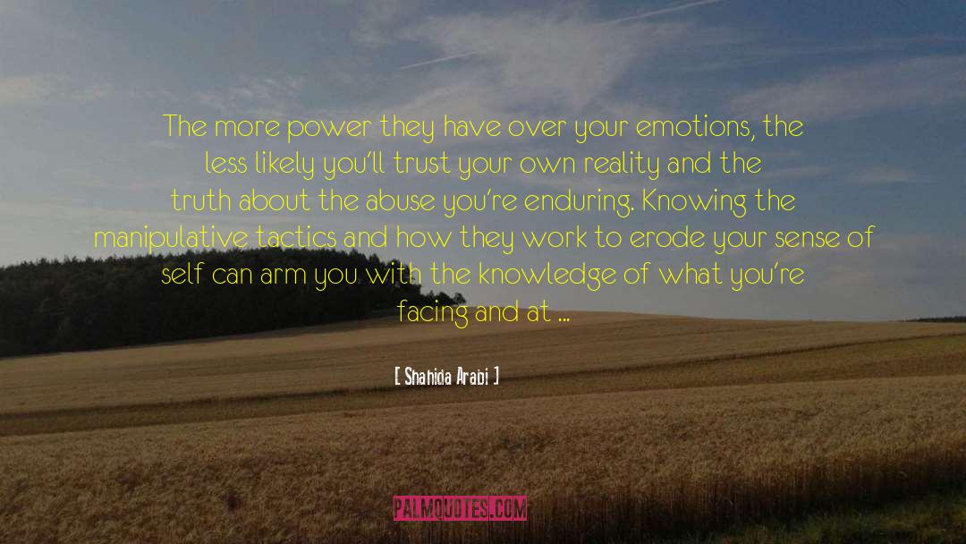 Survivor Of Abuse quotes by Shahida Arabi