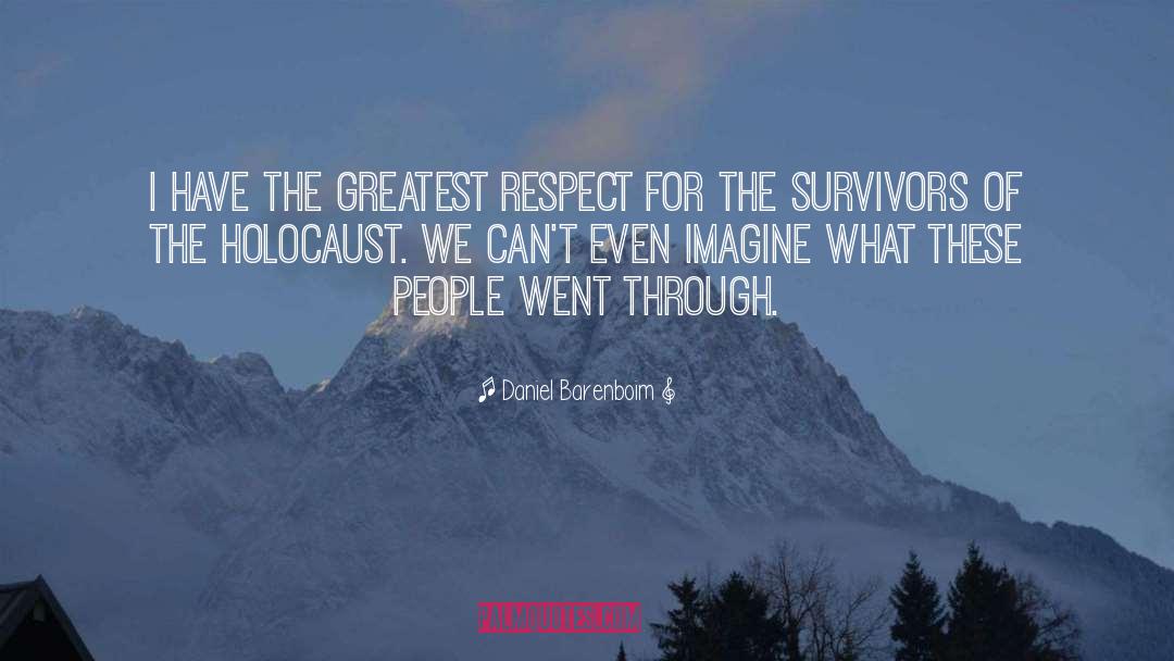 Survivor quotes by Daniel Barenboim