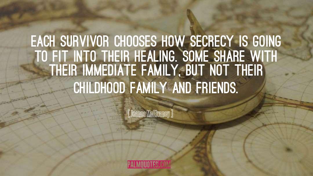 Survivor S Syndrome quotes by Jeanne McElvaney