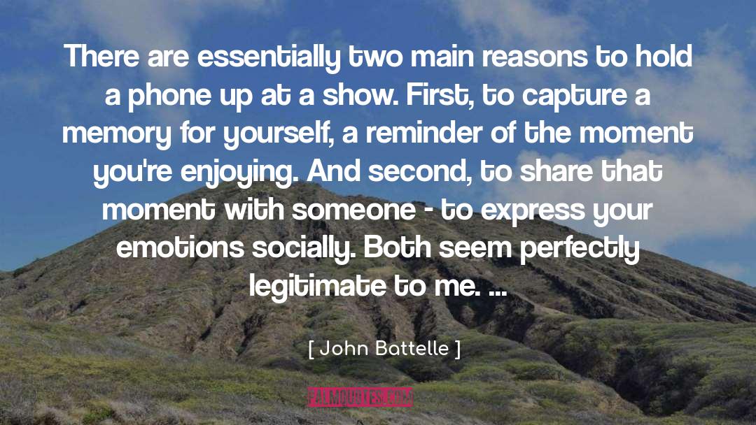 Survivor Show quotes by John Battelle