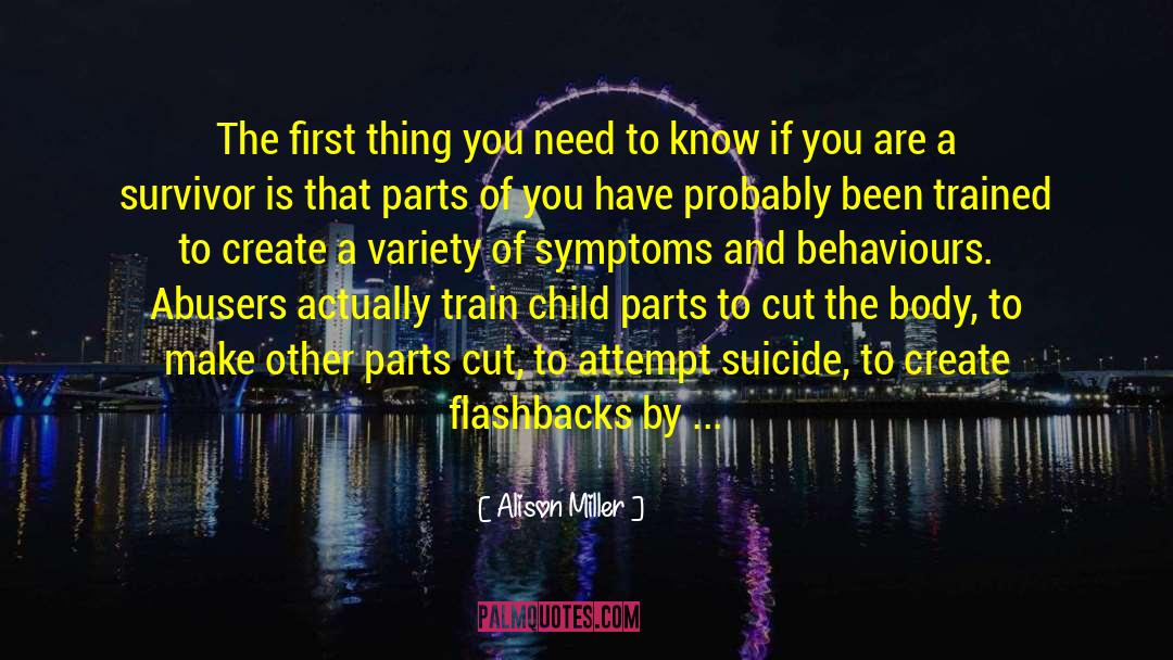 Survivor Syndrome quotes by Alison Miller