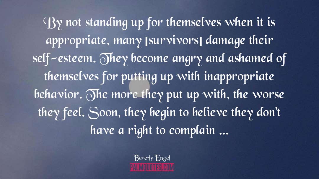 Survivors quotes by Beverly Engel