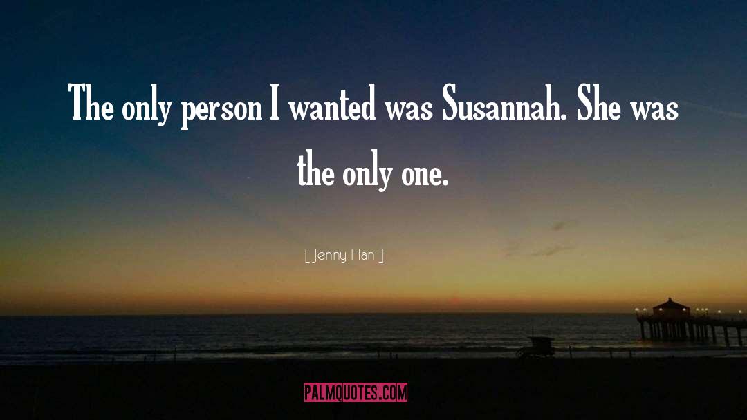 Susannah quotes by Jenny Han
