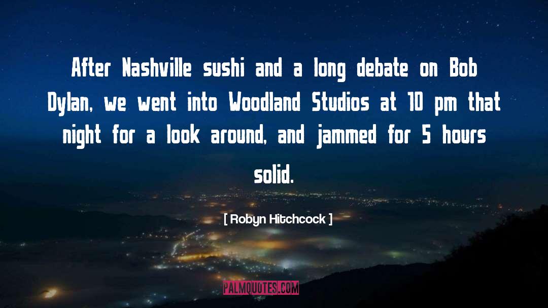 Sushi quotes by Robyn Hitchcock